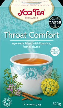Yogi te, Throat comfort