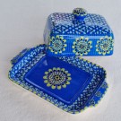 Smørbutt, smørfat, blå thumbnail
