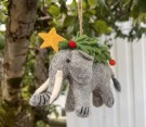 Elefant med juletre, tova ull thumbnail