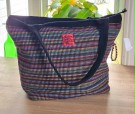 Veske, svart/multifarge, Fair Trade thumbnail