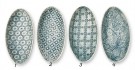 Wonki Ware, avlang skål, (pebble olive dish), 1-4 Marine thumbnail